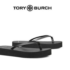 Tory Burch Black Flatform Flip Flop NWT